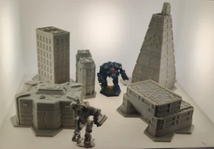 City Set Hexagonal 6mm Terreno ENVÍO RÁPIDO|Miniatura Wargaming Alternativa - Imagen 1 de 1
