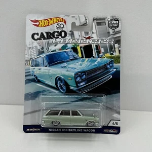 Hot Wheels 2018 Premium Car Culture Cargo Carriers Nissan C10 Skyline Wagon 4/5 - Picture 1 of 6