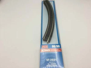 Peco ST2021 OO Gauge Pack of 4 ST-221 1st Radius Double Curve Track - Picture 1 of 1
