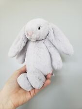 Jellycat Silver Small Bashful Bunny 8” 20cm New Without Tags Plush Soft Toy 
