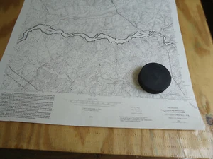 Littlestown PA / MD Karte der hochwassergefährdeten Gebiete um 1973 US Dept of the Interior - Bild 1 von 2