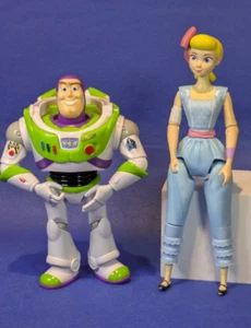 Disney Toy Story - Buzz Lightyear Space Ranger & Bo Peep - Small Figures - Picture 1 of 11