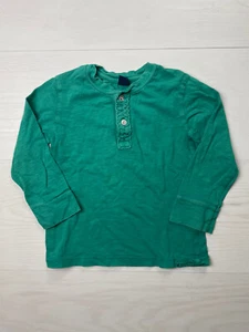 Baby Gap Boys 3T Green Henley Long Sleeve Shirt - Picture 1 of 5