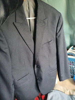 CHAQUETA DE TRAJE ELEGANTE STEVE HARVEY 44R EDICIÓN CELEBRIDAD SARTORIALE 62815 Foto 1 de 4