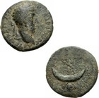 Marcus Aurelius Carrhae Provinz Bronze Halbmond Stern Globus Lucius Verus BMC 1