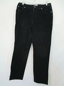 Vintage Bagatelle NWT Petite Women's Black Suede High Rise Pants Bootcut 10P  - Picture 1 of 12