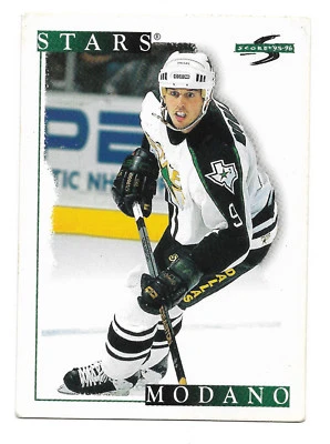 Mike Modano Dallas Stars 1995-96 Pinnacle Score  #120 Hockey Card - Image 1 of 2