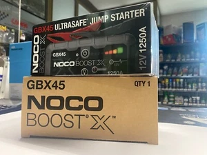 GBX45 NOCO BOOSTER BOOST AVVIATORE LITIUM JUMP STARTERS ULTRA SAFE 12V 1250A USB - Imagen 1 de 13