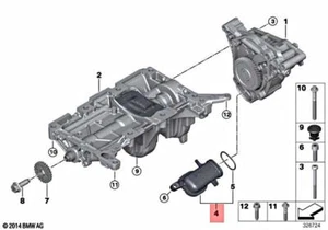 Genuine BMW E84 E89 Lubrication System/Oil Pump Suction Pipe OEM 11417589016 - Picture 1 of 1