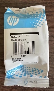 Cartuccia d'inchiostro stampante tricolore originale HP 52P 65 N9K01A nuova e sigillata senza scatola - Foto 1 di 3