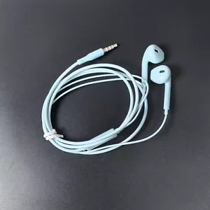 Wired Headphones Earphones Headset Earbuds 3.5mm Jack for Android/IOS - Blue - Picture 1 of 5