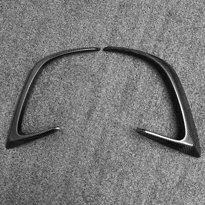 Parachoques trasero de carbono real divisor aleta canard para Mercedes Benz W205 C205 cupé Foto 1 de 4