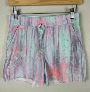 IVIVVA by Lululemon Play Away Spring Break Shorts Size 14 Multi Laser Cut Lined - Picture 1 of 4