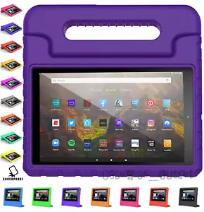 KIDS Eva Foam Shockproof Case for Kindle Fire HD 8, 7" 10th, 8th, 7th Generation - Picture 1 of 8