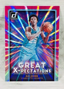2021-22 PANINI DONRUSS #10 KAI JONES RC (GREAT X-PECTATIONS) HOLO PINK LASER! A - Picture 1 of 2