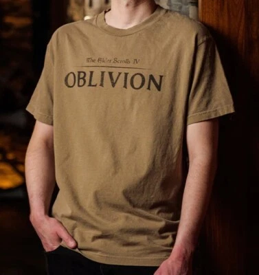 The Elder Scrolls IV Oblivion Logo Tee T-Shirt TES4 S M L 2 3 XL Official - Image 1 of 2