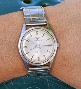 Vintage Wittnauer Swiss Automatic 17 Jewels 11KAS Mens Wrist Watch Runs - Picture 1 of 11
