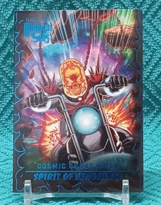 2023 Fleer Ultra Midnight Sons SPIRIT OF VENGEANCE COSMIC GHOST RIDER BL 073/180 - Picture 1 of 3