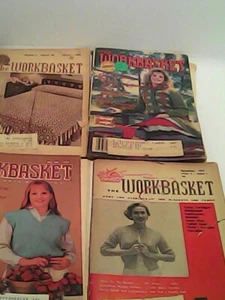 Set of 4 Vintage The Workbasket Pattern Books - Picture 1 of 1