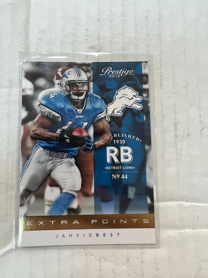 Jahvid Best 2012 Prestige Extra Points Card #61 - Image 1 of 1