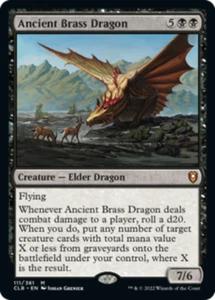 [1x] Ancient Brass Dragon Near Mint, English Commander Legends: Battle For Baldu - Picture 1 of 1