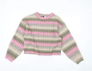 H&M Women's Multicoloured Pullover Jumper, Size 12 - Picture 1 of 12