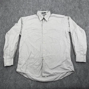 Vintage Burberry Hemd Herren Medium Grau Kariert Langarm Kleid Knopfleiste USA - Bild 1 von 9