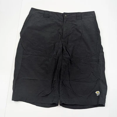 Shorts Mountain Hardwear Masculino Grande 13,5" Costura Interna Preto Utilitário Caminhadas Ao Ar Livre - Imagem 1 de 4