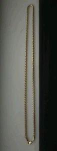 COLLAR CADENA TRIGO CUERDA ORO AMARILLO 10K 5.3G - Imagen 1 de 4