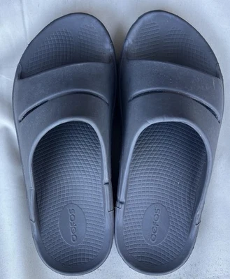 OOFOS OOahh Luxe Slide Gris Para Mujer Talla 11 Para Hombre Talla 9 EE. UU. Foto 1 de 4