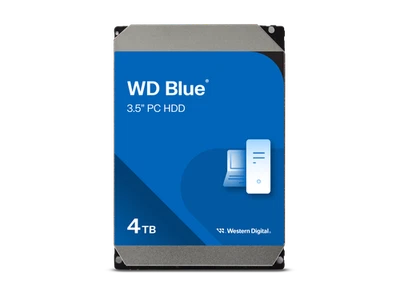 WD Blue 4TB Desktop Hard Disk Drive - 5400 RPM SATA 6Gb/s 256MB Cache 3.5 Inch - - Image 1 of 4