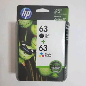 HP 63 Schwarz/Tri-Color Original Tintenpatronen Neu - Bild 1 von 8