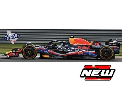 MODELLINO AUTO STATICO F1 BURAGO RED BULL RB19 SERGIO PEREZ 2023 AUSTIN GP 1/24 - Immagine 1 di 4