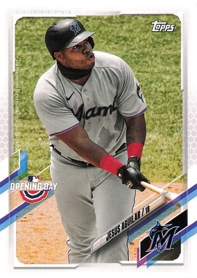 2021 Topps Opening Day #76 Jesus Aguilar - Image 1 of 2