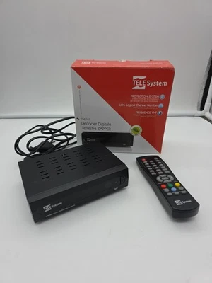 TELE system TS6101 Ricevitore Digitale Terrestre Zapper telecomando cavi scatola - Immagine 1 di 4