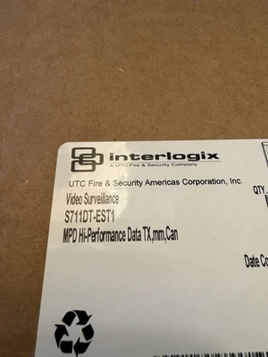 GE Security Interlogix S711DT-EST1 MM - MPD Transceiver, Single Fiber - Image 1 of 2