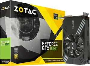 ZOTAC GeForce GTX 1060 HDMI DVI DP 6GB (ZT-P10600A-10L) Mini Video Graphics Card - Picture 1 of 11