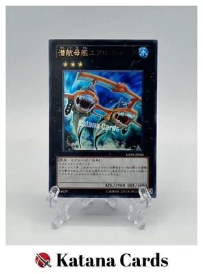 Yugioh Cards | Submersible Carrier Aero Shark Ultra Rare | GENF-JP040 Japanese - Image 1 of 4