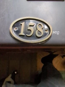 Brass House Number 158 See Photos - Picture 1 of 3