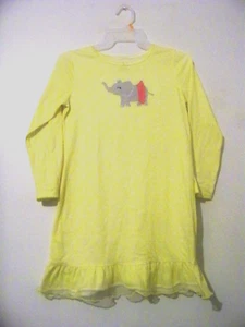 Girls Carters Yellow Elephant Nightgown Size Large EUC!!! - Picture 1 of 2