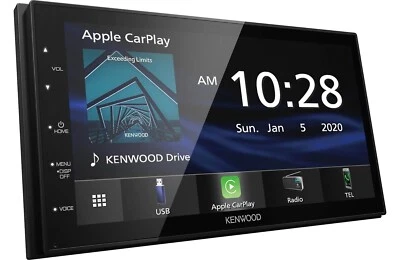 Kenwood Digital Multimedia Receiver CarPlay w/ Android Auto Car Mobile Stereo - Image 1 of 4