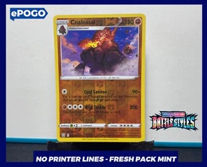 Coalossal 080/163 Reverse Holo RARE Pokemon Card Battle Styles Pokémon TCG MINT - Picture 1 of 2