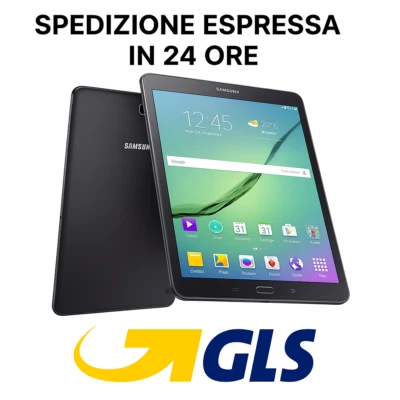 ✅ Fattura IVA incl🚚 Samsung Galaxy Tab S2 SM T719 32GB Wi-Fi 4G LTE 8,0" Black - Immagine 1 di 3