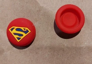 Superman Silicone Thumbstick ControllerPs5 Ps4Ps3protection SiliconeAnalog 2pcs - Picture 1 of 2