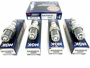 NGK BKR9EIX Iridium Spark Plug 2669 Colder Plugs Set of 4 - Bild 1 von 7