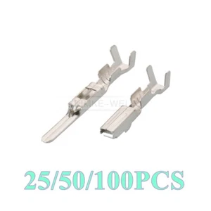 Auto/Kfz 2,3mm-Serie Crimpkontakte Stecker Stift Kontakt Buchsenkontakt Neu - Picture 1 of 5