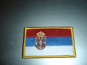 Serbia Flag-Patch-(3 x 2) - Picture 1 of 2