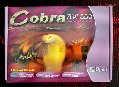 AOpen Cobra AW-850 DOS Retro Games Sound Card PCI- [New] - Image 1 of 4