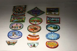 Vintage Lot of 15 Mixed Scout Historical Trail Patch - Picture 1 of 8