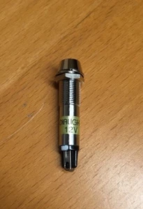 Dialight 609-2312-130F LED Panel Mount Indicator, Yellow, 12 VDC, 9.3 mm, 15 mA - Picture 1 of 3